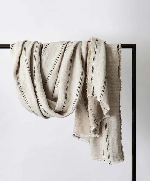 Mira Linen Throw