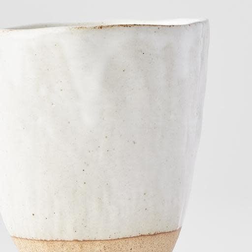 Made in Japan | lopsided mug 275ml - white bisque