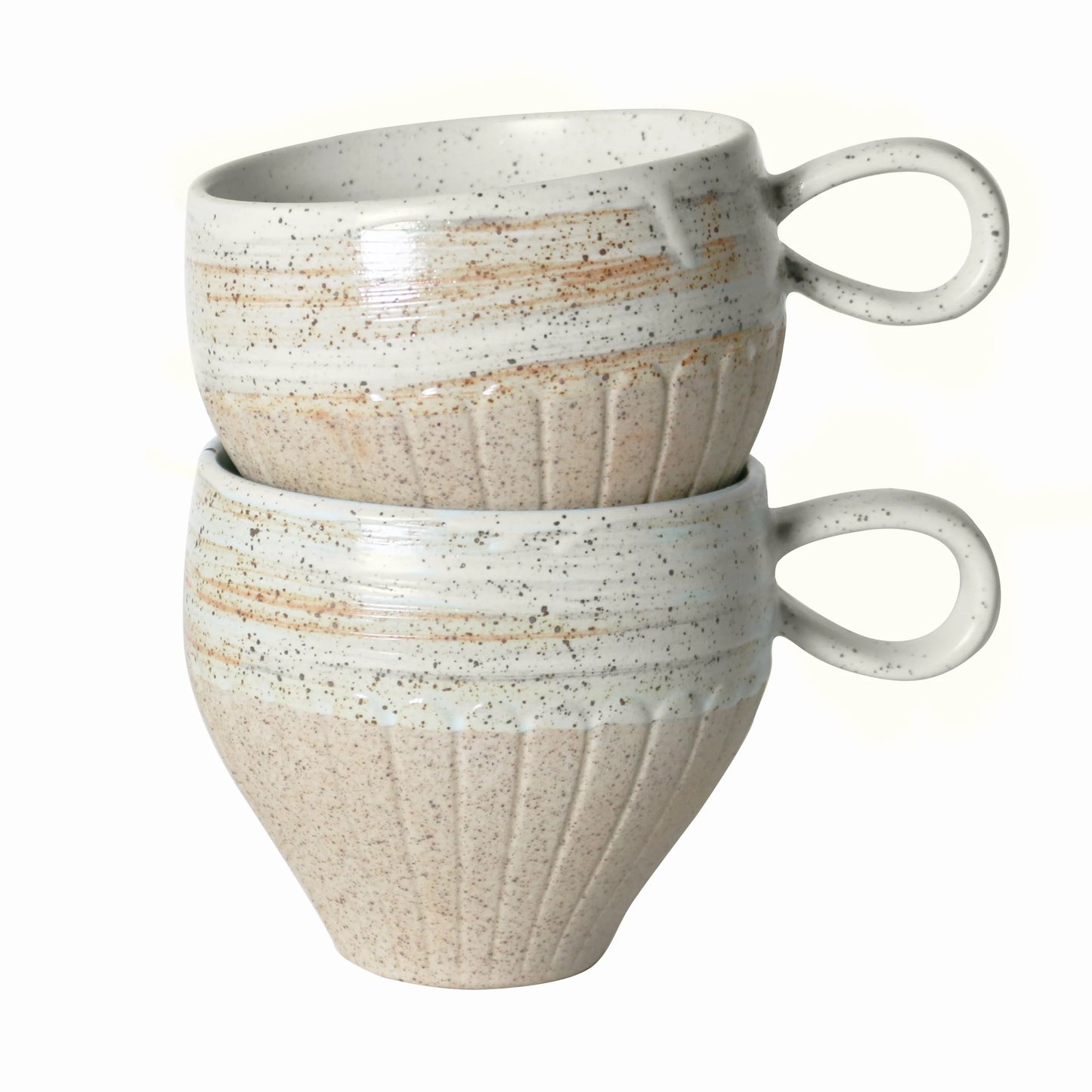 Robert Gordon White Ceylon Mug Set of 2