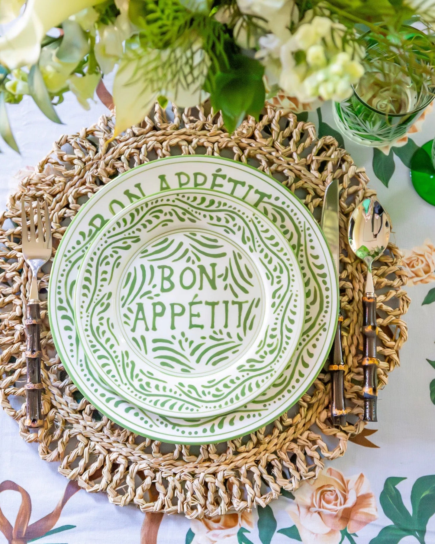 Luxe & beau | Bon Appetit Starter Plate | Green