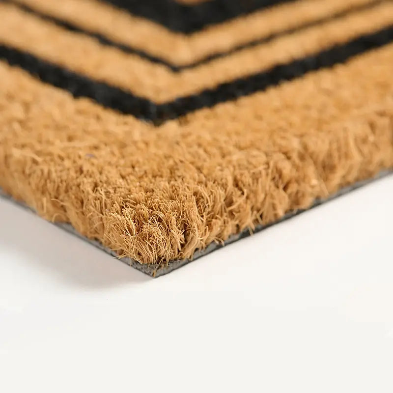 wicka | charterhouse doormat triple black