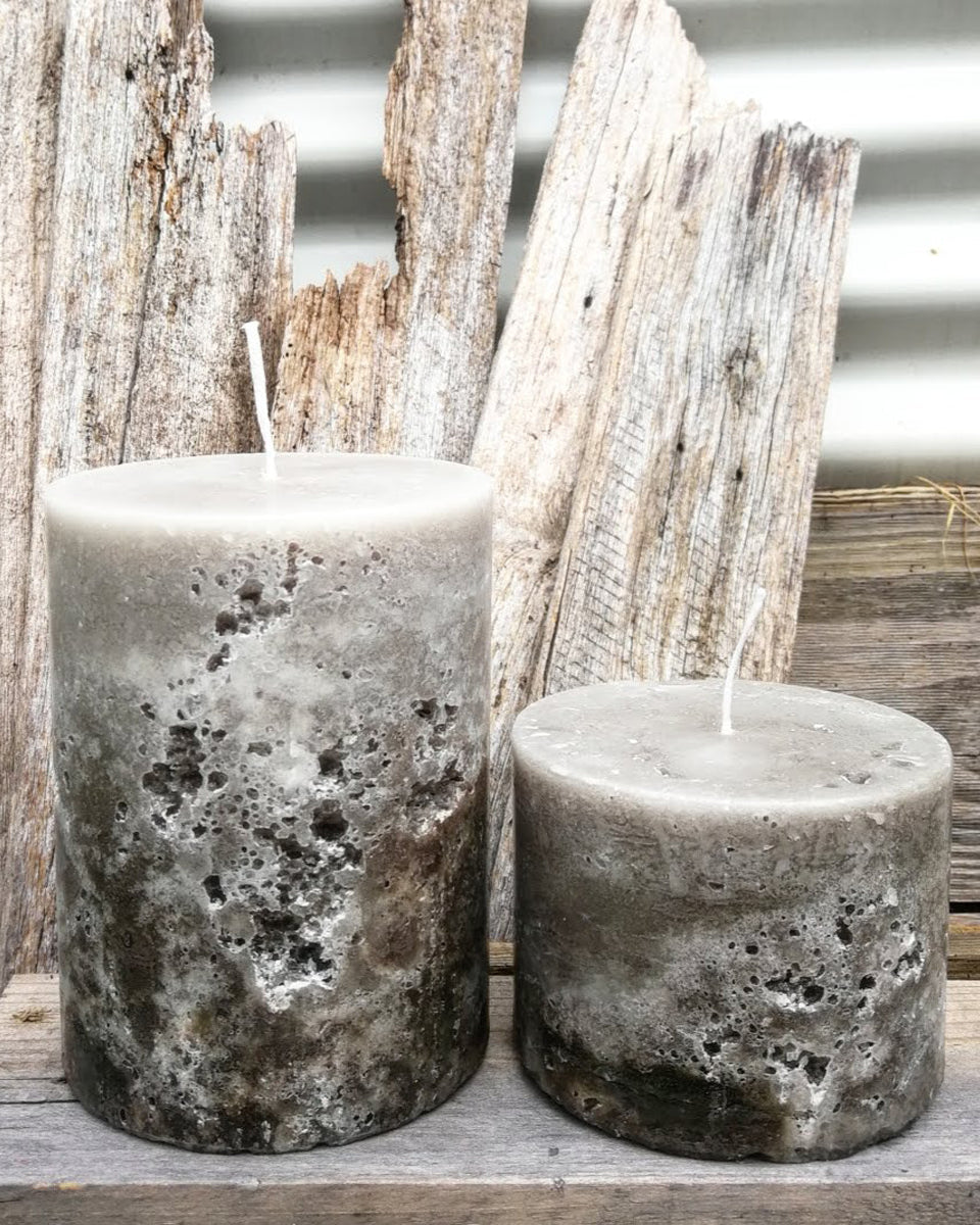 A Little Light Ombre Cathedral Candle - Extra Small - Earth