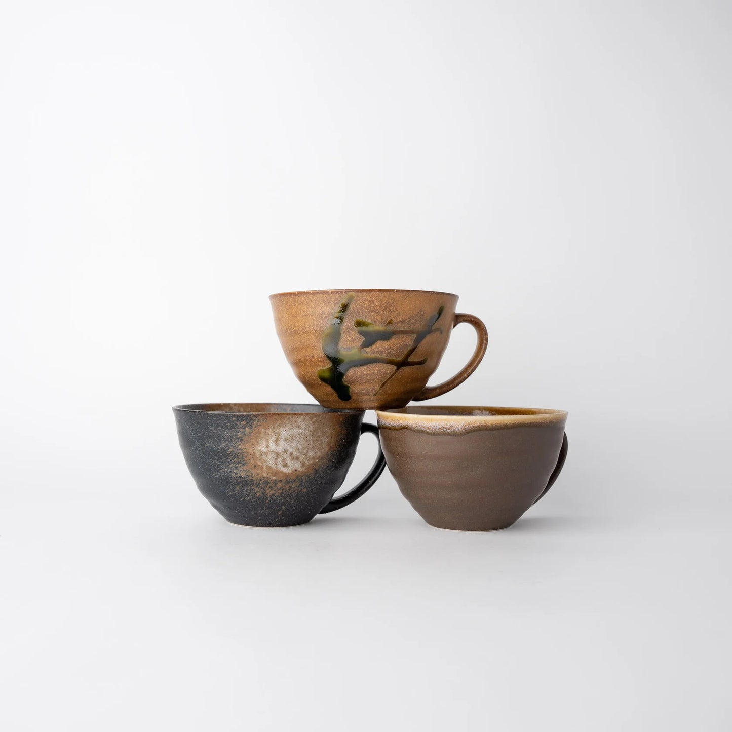 Made in Japan | 3pc cup set - desert glaze