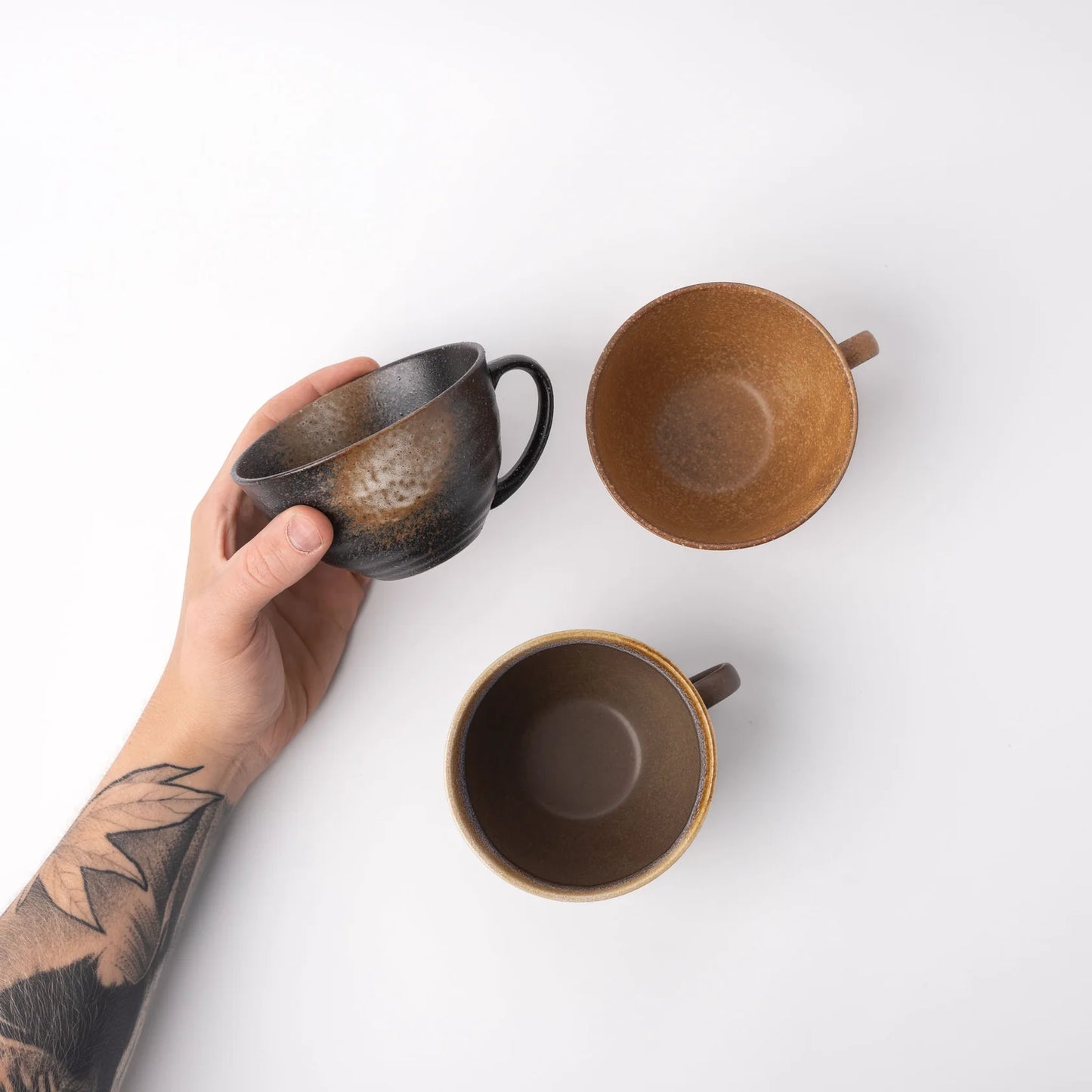 Made in Japan | 3pc cup set - desert glaze