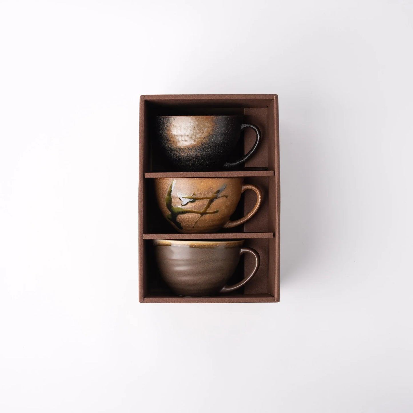 Made in Japan | 3pc cup set - desert glaze