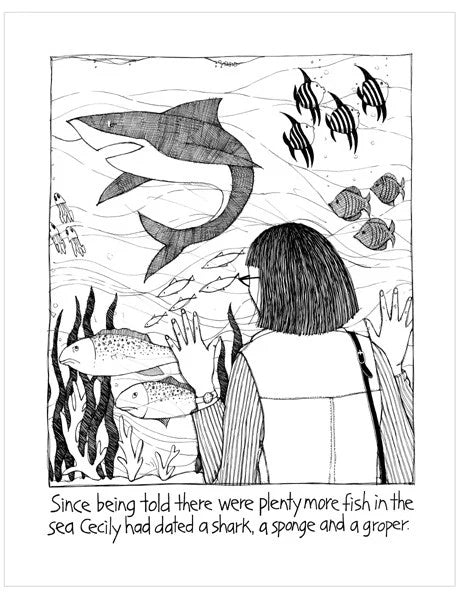 Cecily Tea Towel | More Fish In The Sea