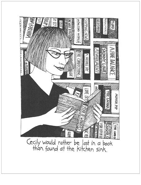 Cecily Lens Cloth | Lost In a Book