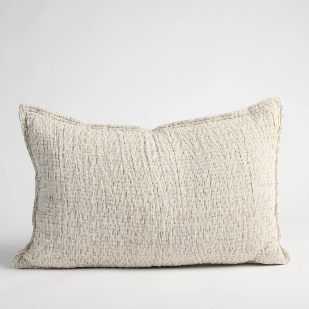 Blossom Reversible Cushion | Chocolate Ivory