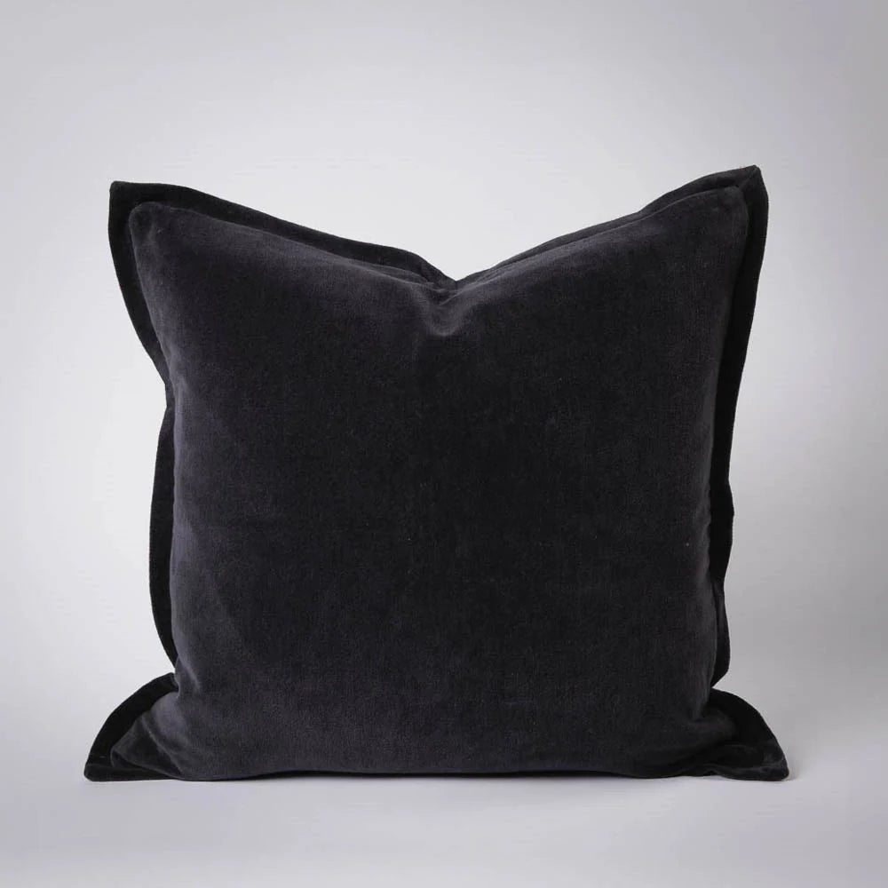 Evelyn Velvet Cushion | Midnight