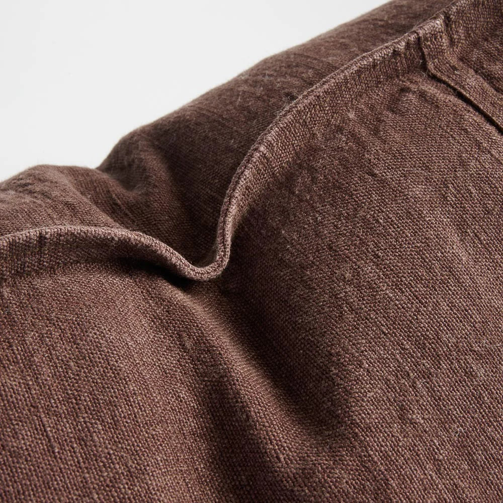 Luca Linen Cushion | Chocolate