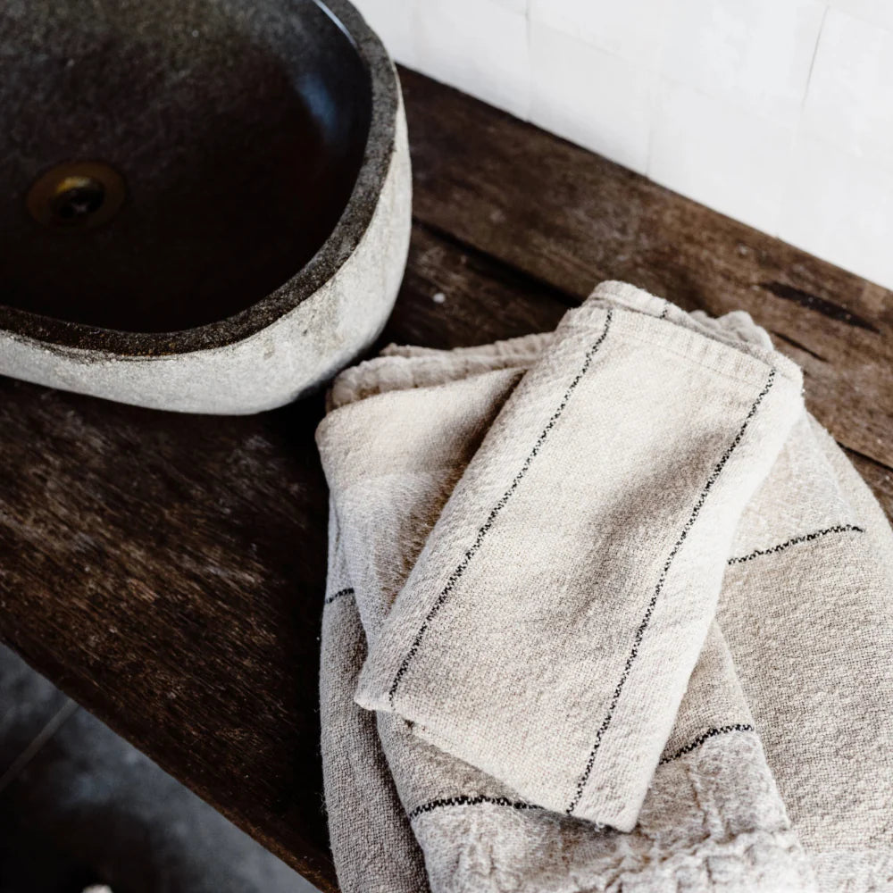 Retreat Linen Hand Towel | Set of 2