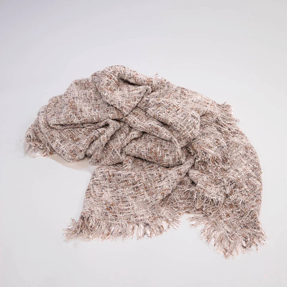 Ritchi Throw | Clay - Midnight - Ivory