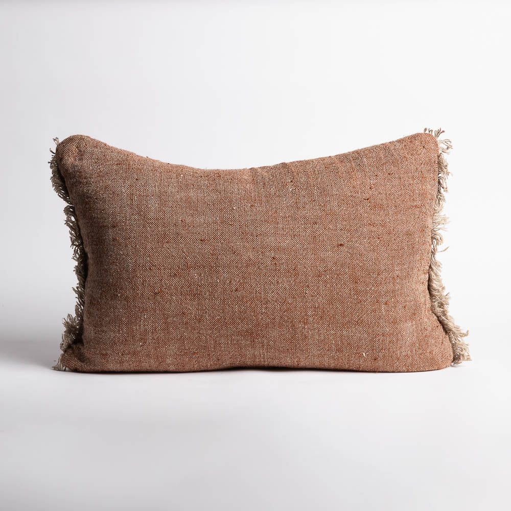 Tabako Linen Cushion | Tobacco