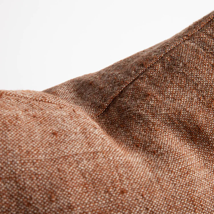 Tabako Linen Cushion | Tobacco