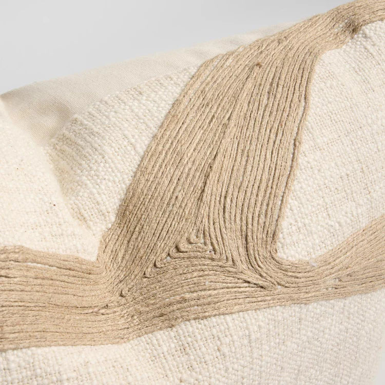 Zanth Cushion | Natural - Ivory