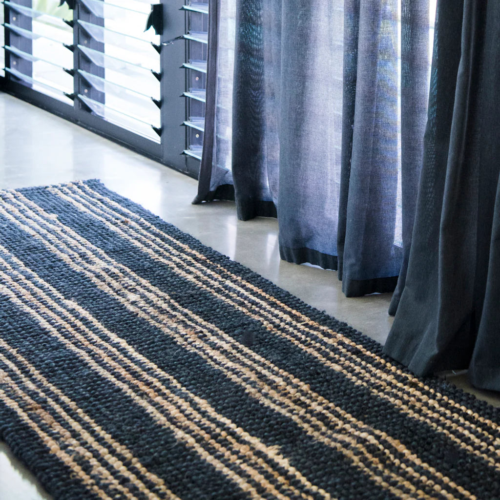 zebra home | jones stripe jute runner