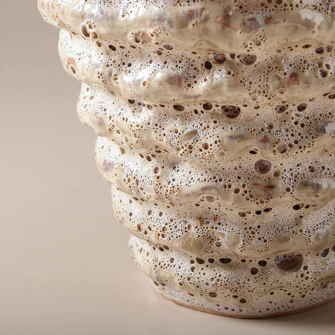 Indigo Love Nautilus Vase