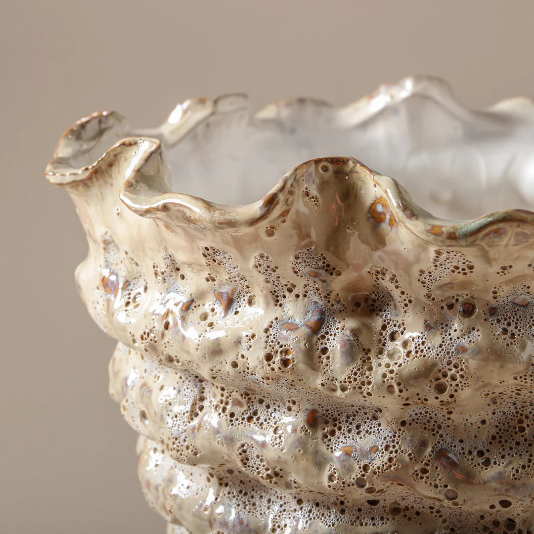 Indigo Love Nautilus Vase