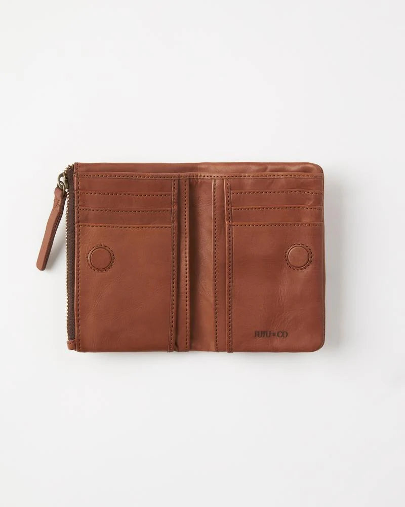 Juju & Co Capri Wallet - Small - Cognac