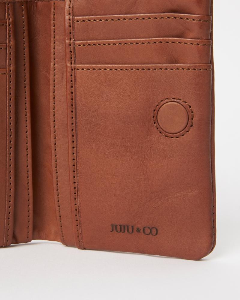 Juju & Co Capri Wallet - Small - Cognac