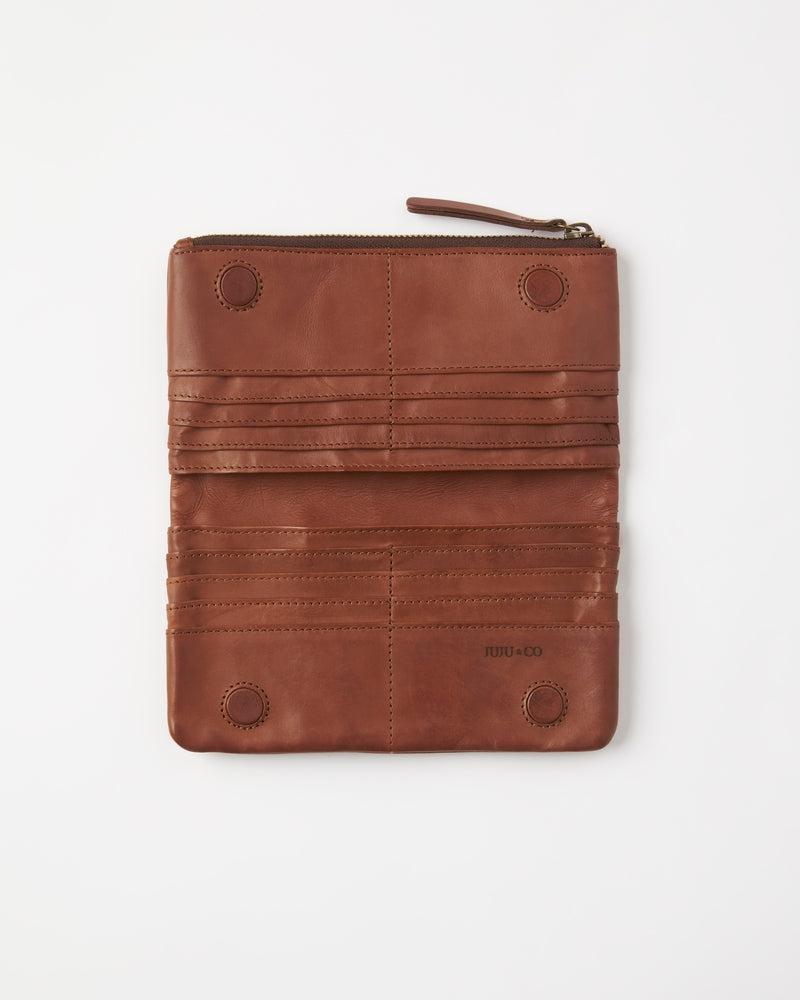 Juju & Co Capri Wallet - Large - Cognac