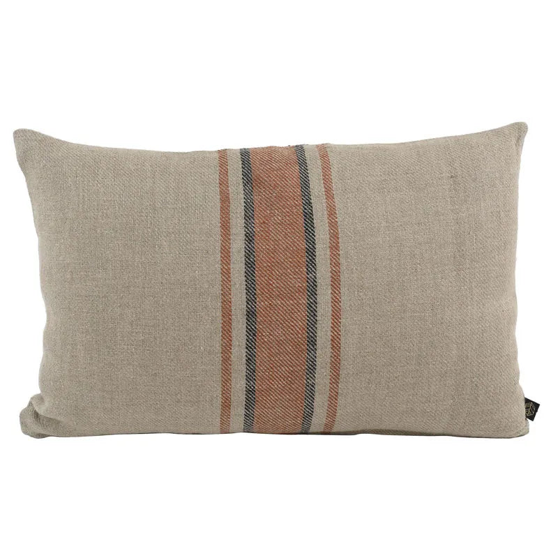 Tizza Linen Cushion Cover & Insert | Brick