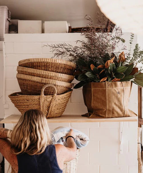 Pony Rider Crafters Tote Bag | Clay