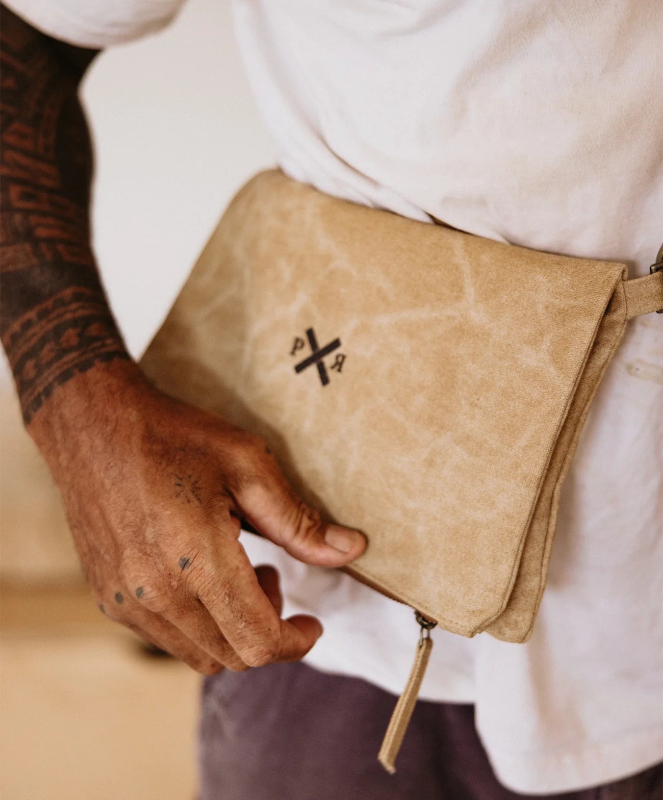 pony rider crafters clutch bag | clay