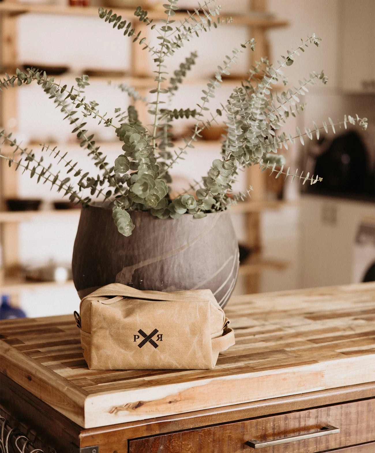 Pony Rider Slow Road Duffle Toiletry Bag | Clay