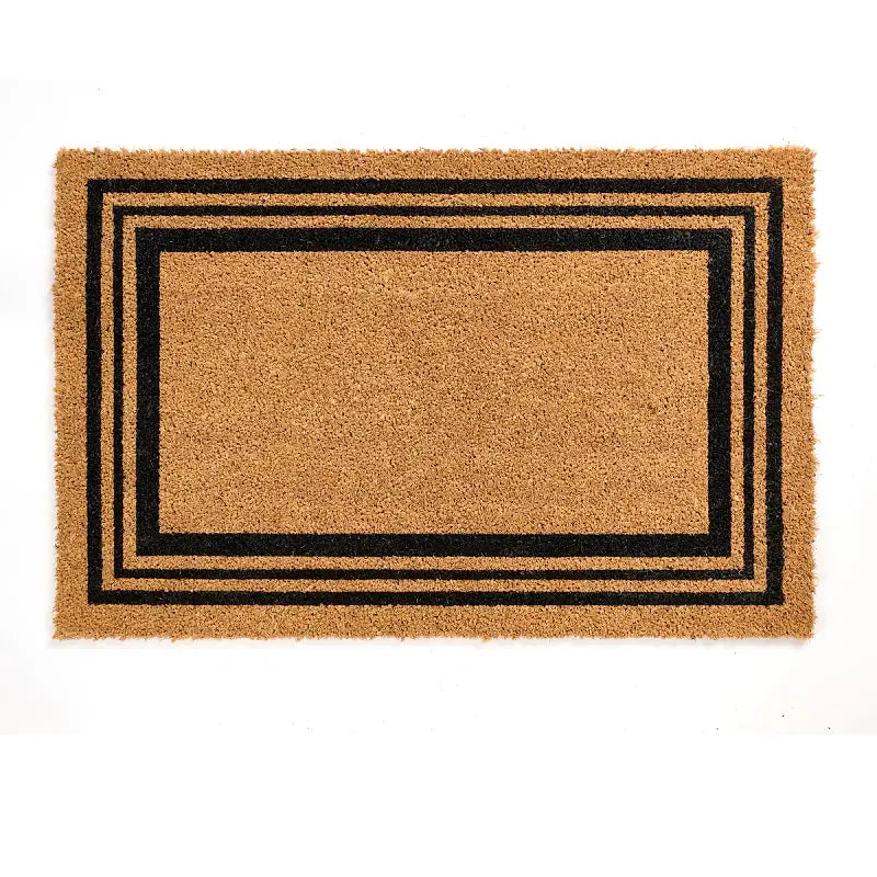 wicka | charterhouse doormat triple black