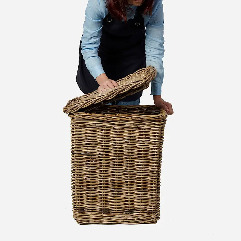 Banyan Lidded Kubu Laundry Hamper