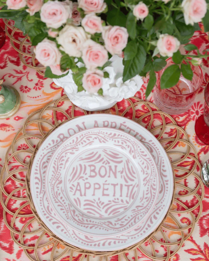 Luxe & Beau | Bon Appetit Starter Plate | Pink
