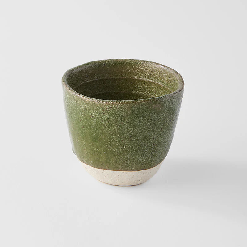Made in Japan | lopsided mug 200ml - matcha green