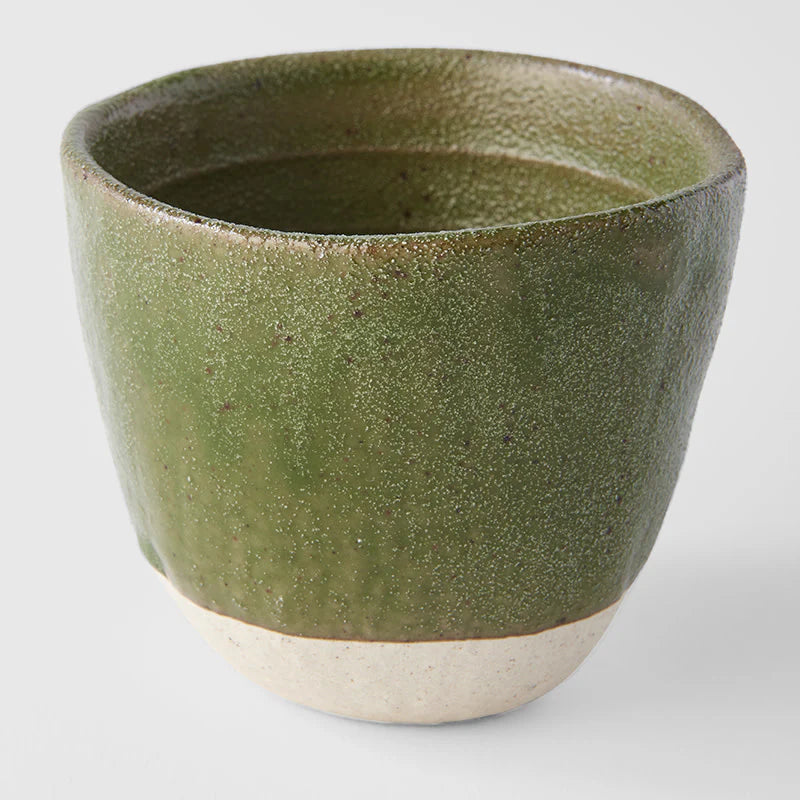 Made in Japan | lopsided mug 200ml - matcha green