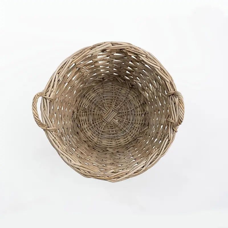 wicka | portabello herringbone weave kubu basket