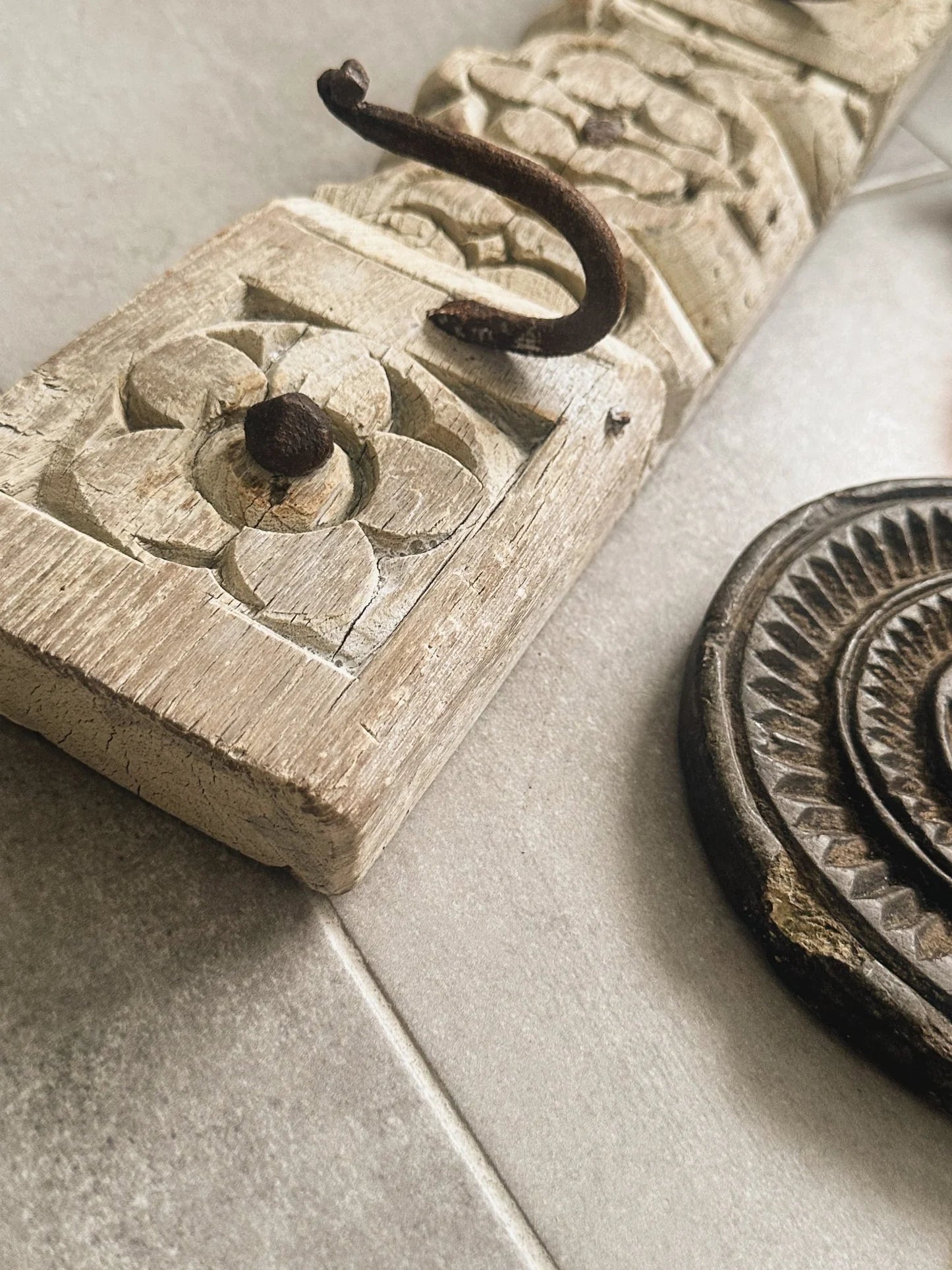 Carved Vintage Wall Hooks