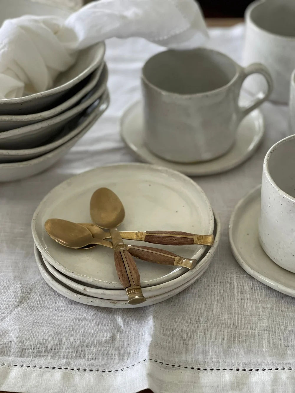 French White Cookie Plate