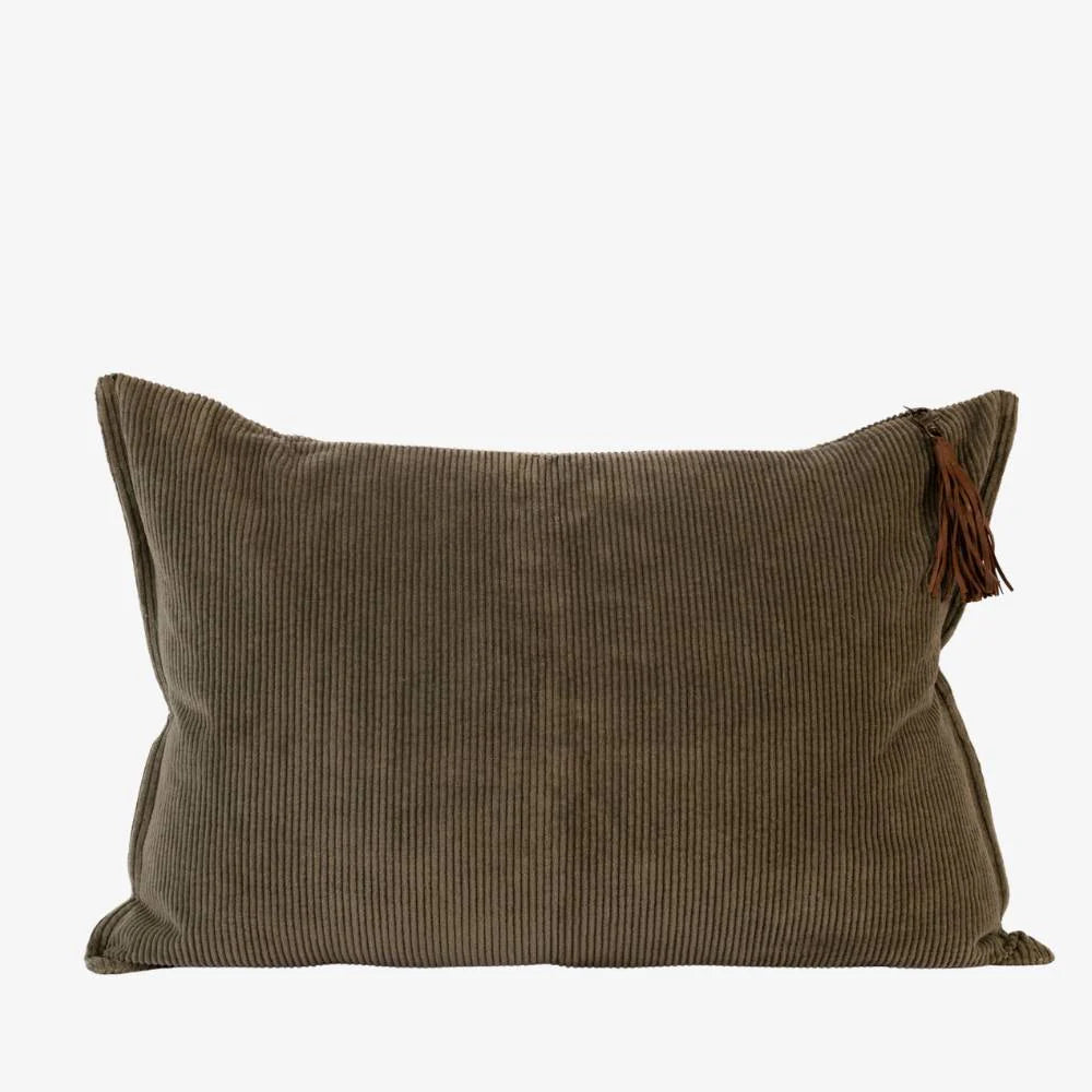 Hudson Corduroy Cushion | Moss