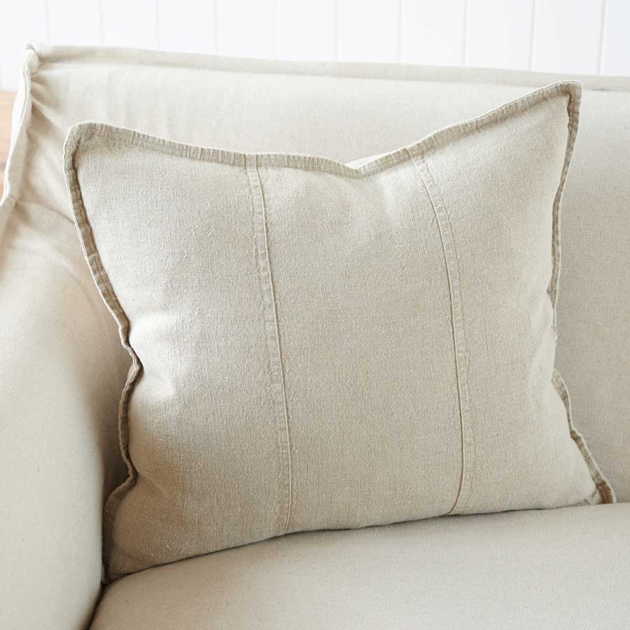 Luca Linen Cushion | Natural