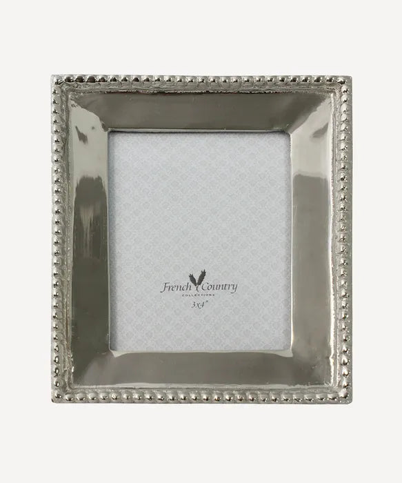 Beaded Nickle Photo Frame | Rectangle