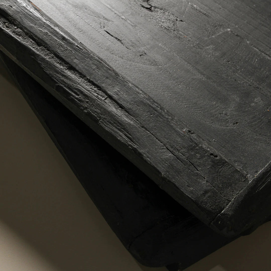 Indigo Love Vintage Indian Tray | Black