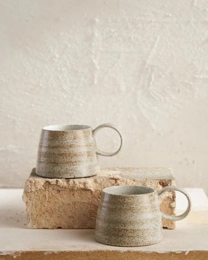 Robert Gordon White Ceylon Large Handle Mug