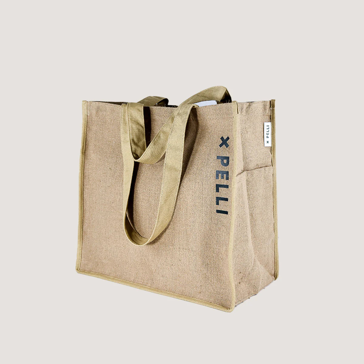 Pelli Large Jute Shopping Bag - Natural