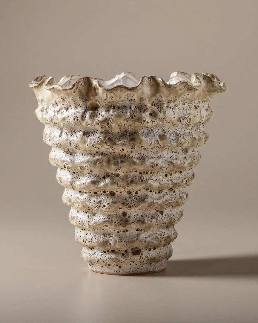 Indigo Love Nautilus Vase