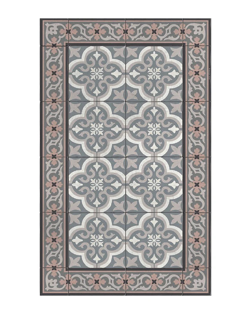 Noel Snowflake Vinyl Floor Mat