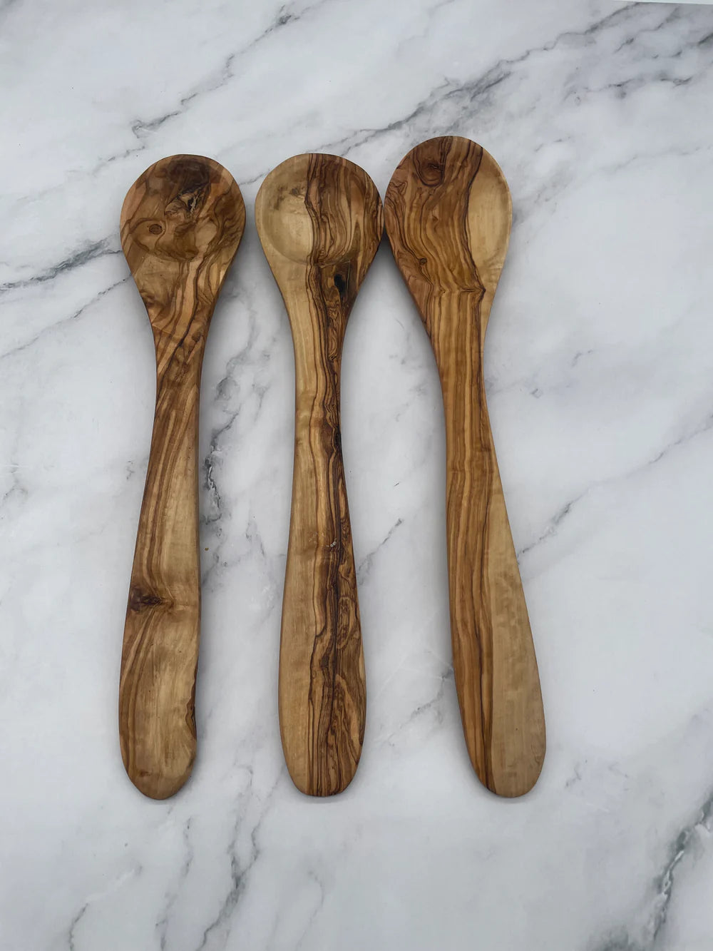 Greek Olive Wood Cooking Spoon | 35cm