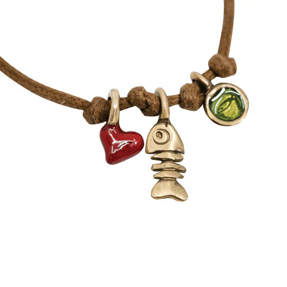 Pesci Che Volano Bandiera Charm Bracelet