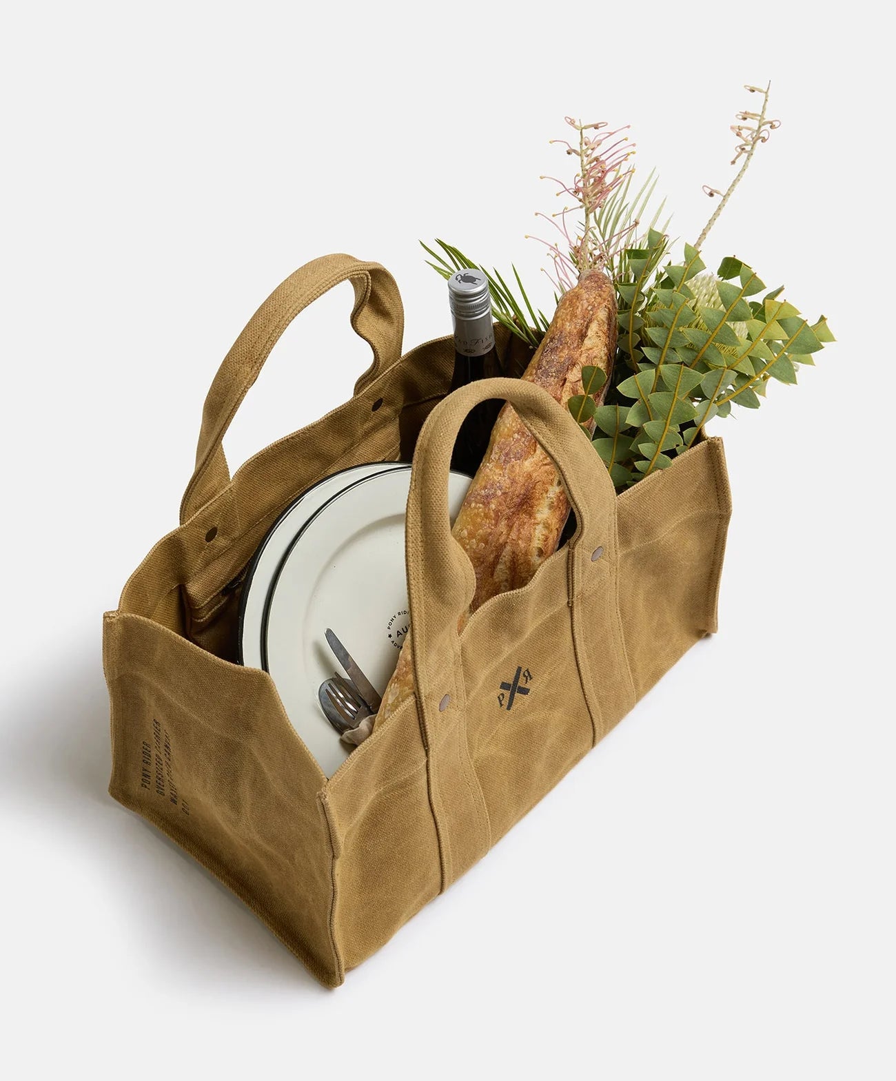 pony rider crafters basket | clay