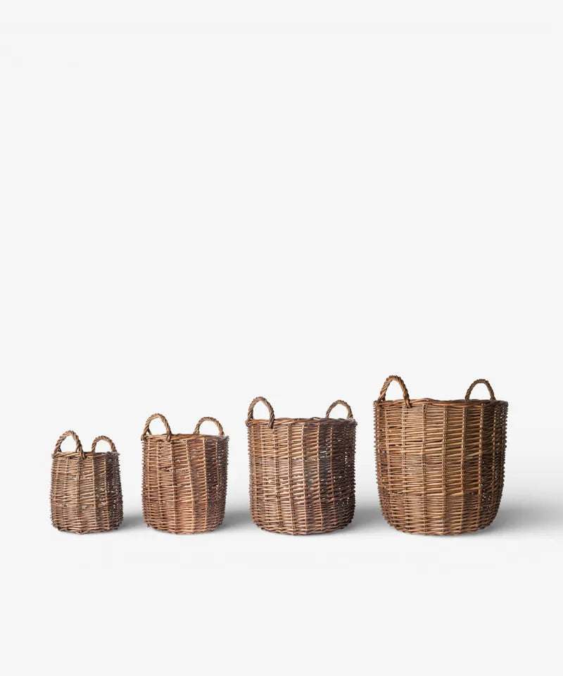 Riviera Woven Round Baskets | Set of 4