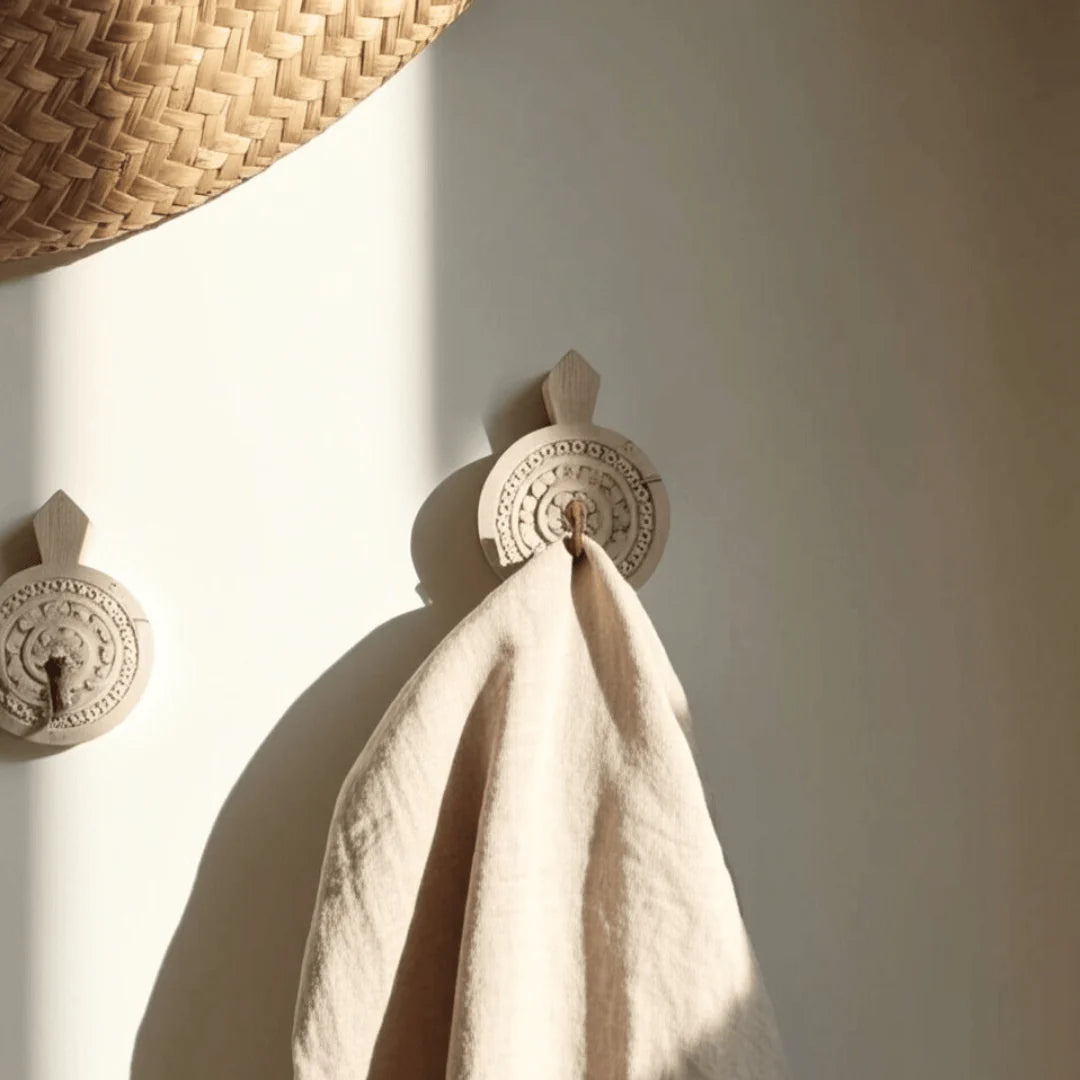 Carved Vintage Single Wall Hooks